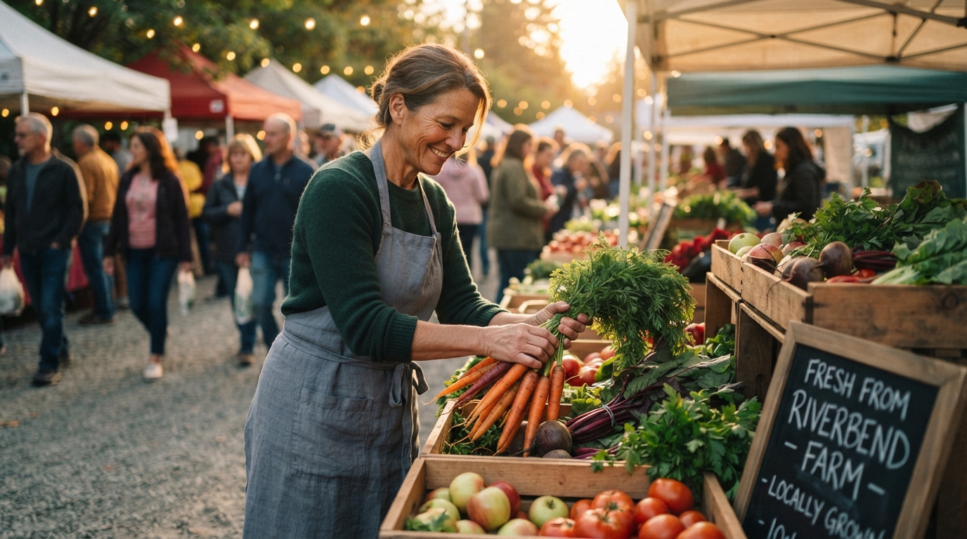 Editorial illustration for Find Your Perfect Farmers' Market: A Guide to Different Models