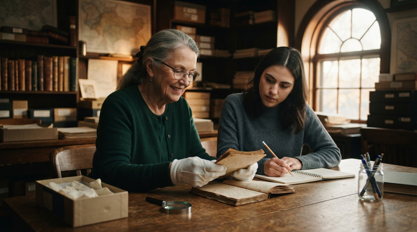 Editorial illustration for Unearthing and Preserving Local History: How Historical Societies Work and How You Can Engage
